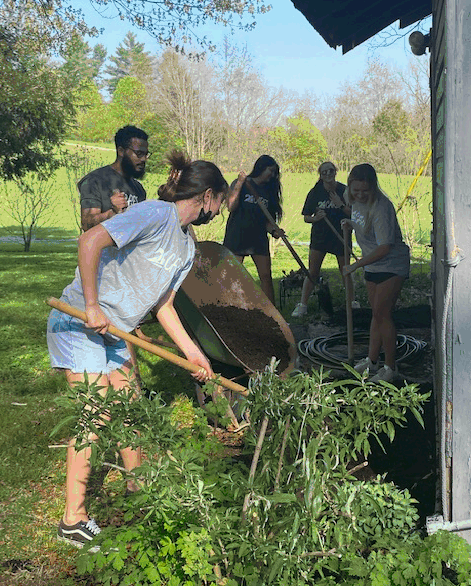 21st Mortgage volunteers gardening