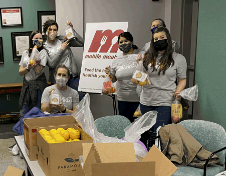 Volunteer staff at Mobile Meals